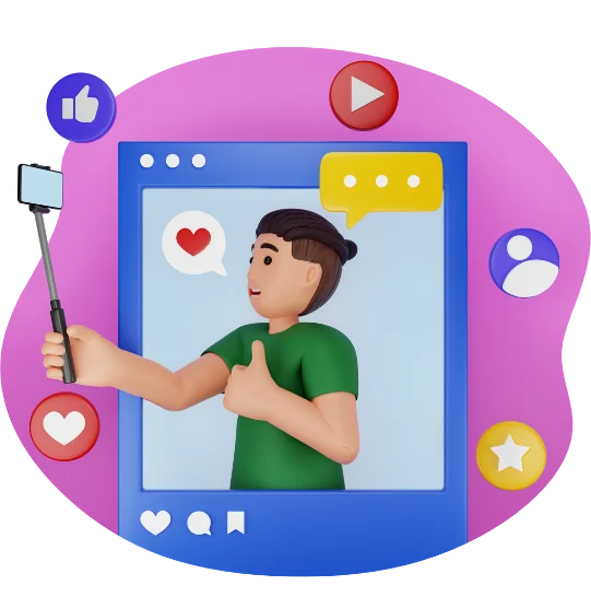 NEOFY mostrando a un cliente los resultados positivos de su estrategia de redes sociales.